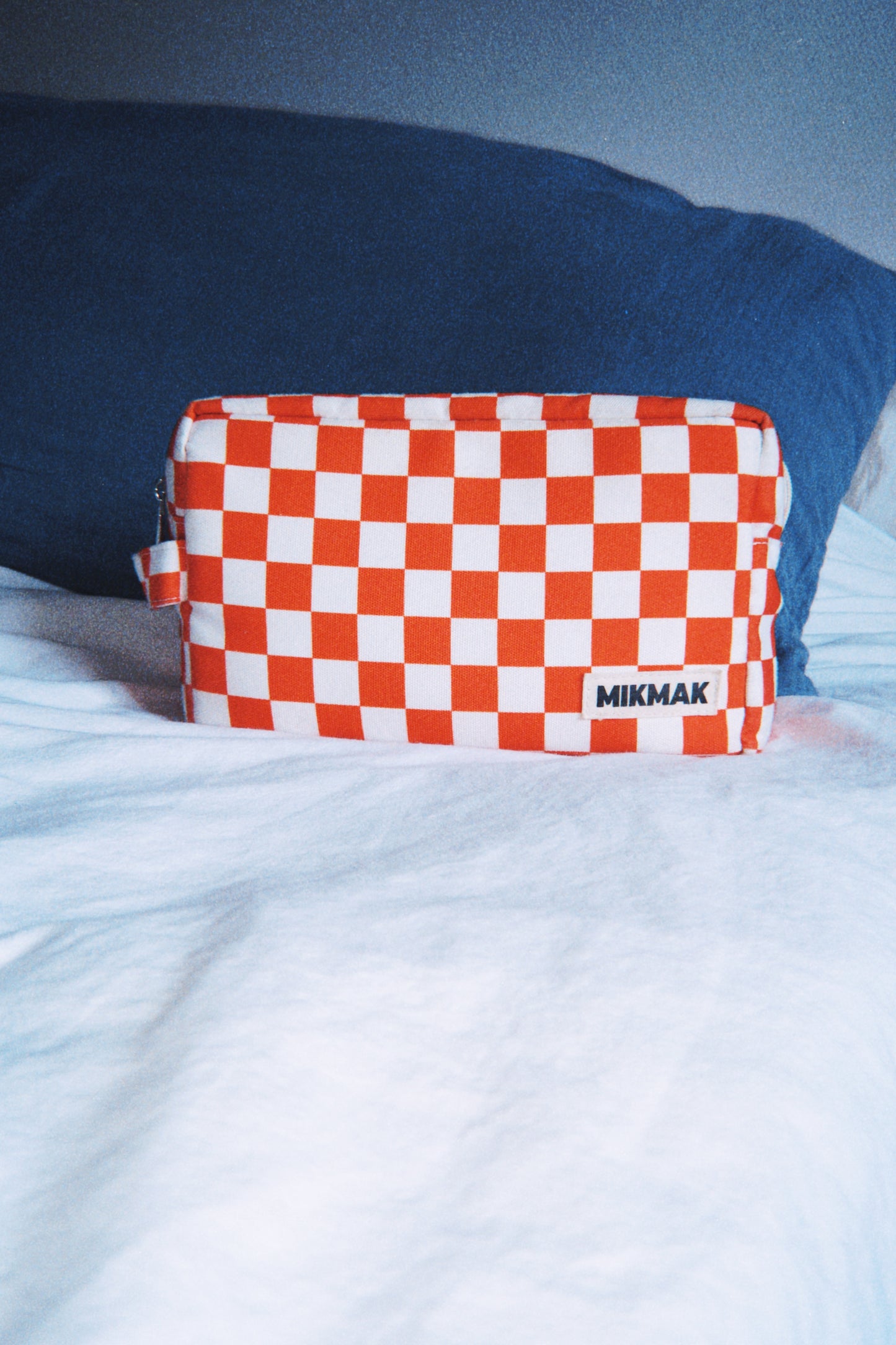 Pochette - Damier rouge et blanc